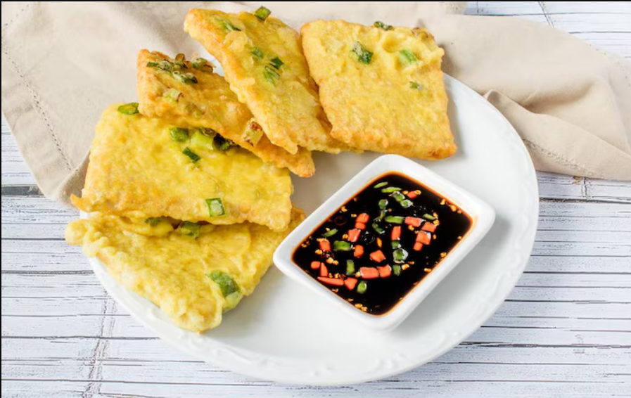 Half-Cooked Fermented Soybean Cake in Spiced Herb Batter